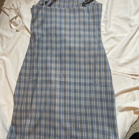 Heartbreak Blue checkered dress - Picture 3 of 3